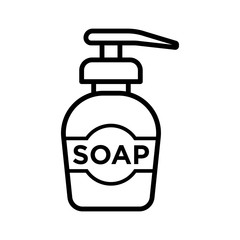 Fototapeta premium Liquid soap icon vector