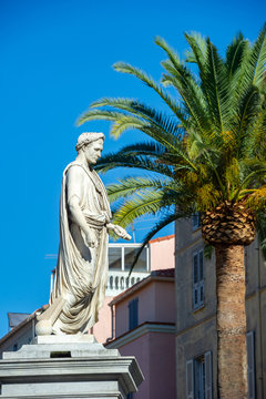 Napoleon Statue As First Consul In Ajaccio