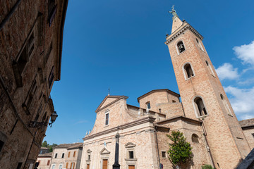 Fototapeta premium Ripatransone, medieval town in Marches, Italy