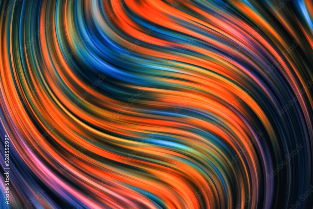 Fototapete abstract background colorful rainbow light effect illustration texture wallpaper 3d rendering. vibra