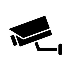 surveillance camera icon vector template