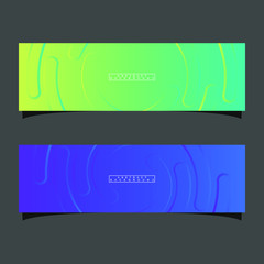 gradient background design cover set