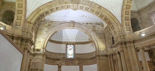 Kolkata, West Bengal/India - February 09, 2020: Interior shot of Victoria Memorial museum Gallery