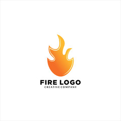 Flame logo template. Fire vector design. Oil and gas logo, Vector Illustration Logo icon fire flame element, template creative logo symbol business