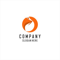 Fox Logo design vector template. Creative Wild Animal Logotype concept icon, creative fox Animal Modern Simple Design Concept logo