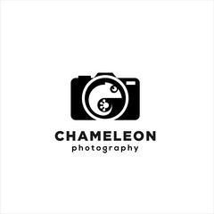 Chameleon Photography Logo Design 