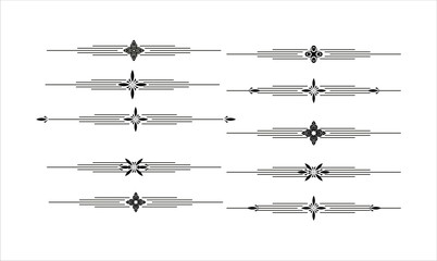 Decorative Delimiter line and text break