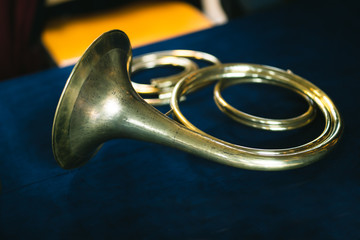 Obraz na płótnie Canvas Early Music Historical Instrument - Natural Horn