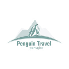 Template Penguin Travel Logo For Your Team