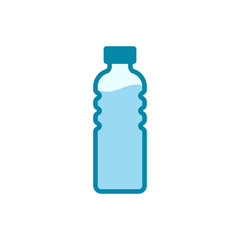 bottle icon in trendy flat design 