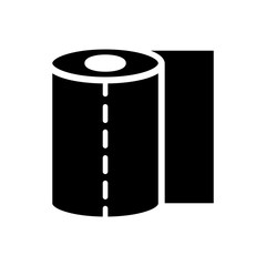 tissue toilet icon vector template