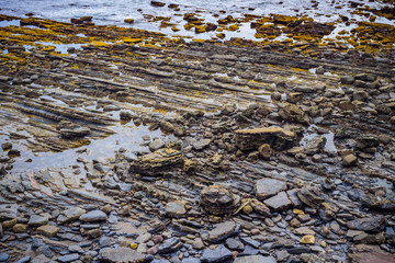 Atlantic coast near Gastelugache island. Basque country. Northern spain
