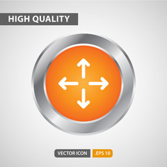 Obraz premium move icon for your web site design, logo, app, UI. Vector graphics illustration and editable stroke. EPS 10.