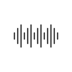 Sound Wave Icon Vector Illustration