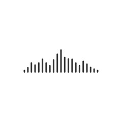 Sound Wave Icon Vector Illustration