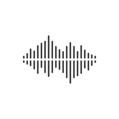 Sound Wave Icon Vector Illustration