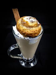cup of coffee with whipped cream