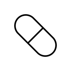 capsule icon vector template