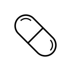 capsule icon vector template