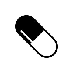 capsule icon vector template