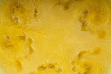 fresh yellow watermelon without seeds background