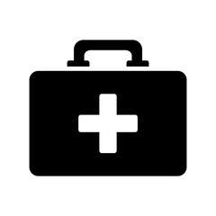 first aid box icon vector template