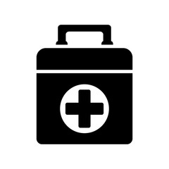 first aid box icon vector template