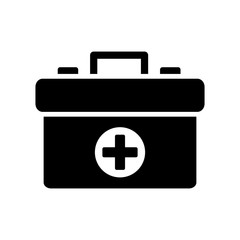 first aid box icon vector template