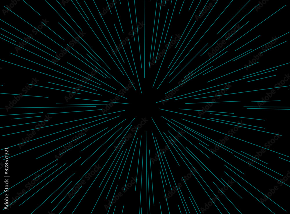 Wall mural speed lines particles background design