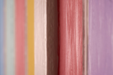 Abstract pastel paint stripes for interesting background. 