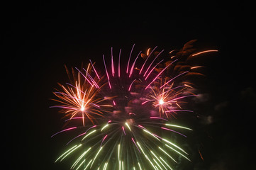 fireworks for July 14