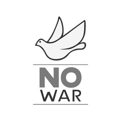 Design of no war message