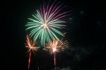 fireworks for July 14