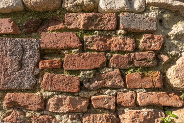 aged arab brick wall