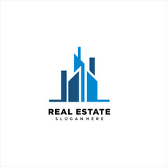 Real Estate Logo Design. Creative abstract real estate icon logo template, Creative Building Concept Logo Design Template,  logo design inspiration