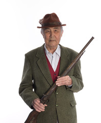 old man german hunter