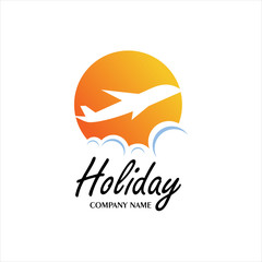 logo Summer holidays design Labels, Badges,emblem,vector illustration,  logo design inspiration