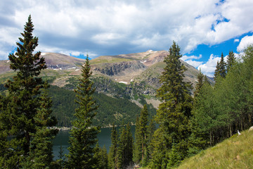 Mt Lincoln and Montgomery Reservoir near Breckenridge, Colorado.