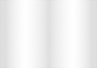 Abstract halftone dotted background. Monochrome futuristic grunge pattern, stars.  Vector modern optical pop art texture for posters, site, postcard, cover, labels, vintage sticker, mock-up layout.