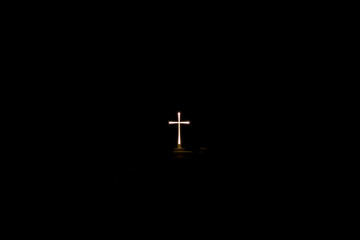  Glowing cross
