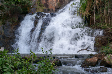 Datanla waterfall, the most touristy waterfall in Dalat, vietnam