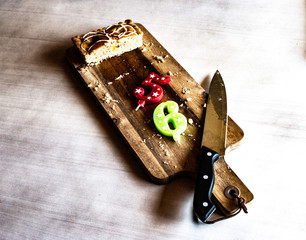 Birthday cake cut for 56th birthday