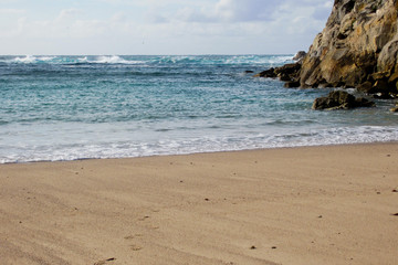 Panorama of the ocean from Corùna Spain