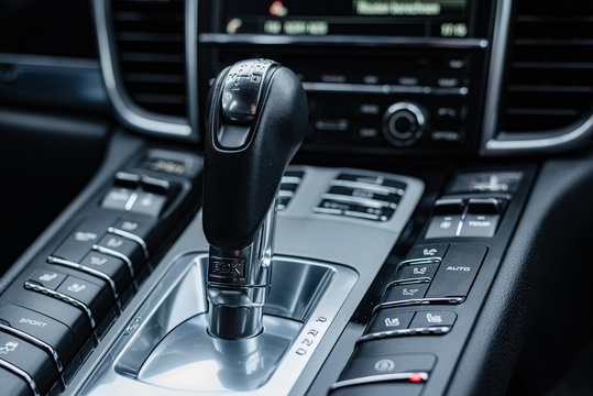 Gear handle of a car