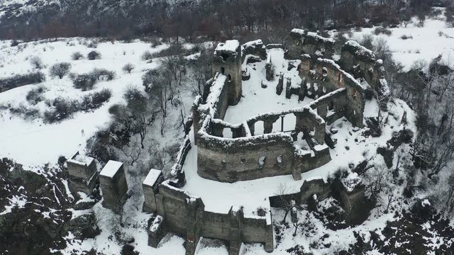 A stronghold from Transylvania during winter time.
The Soimos Citadel is located near Arad City - Romania.