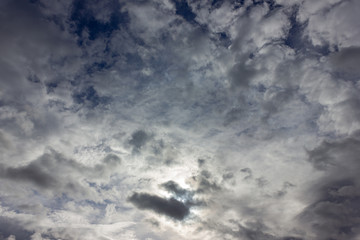 föhn clouds in the sky