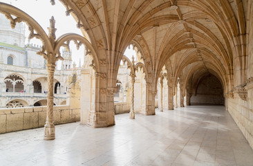 Fototapeta na wymiar Mosteiro dos Jeronimos in Lisbon, Portugal