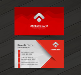 Business cards design set.