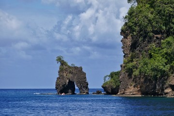 St. Vincent and the Grenadines – Stone arch at Wallilabou Bay