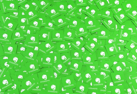 evernote, social media background design
